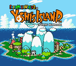 File:Yoshi's Island Title Screen.png