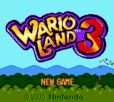 File:Wario Land 3 schermata iniziale nuovo gioco.png