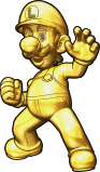 Mario dorato e Luigi dorato in Puzzle & Dragons: Super Mario Bros. Edition