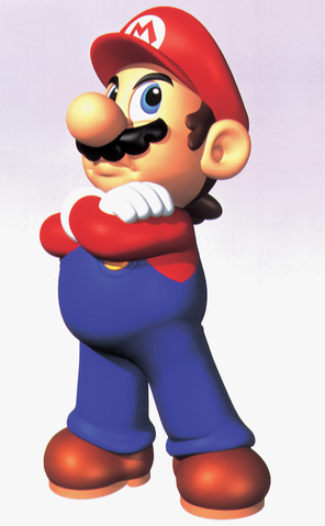 File:Mario Hands Crossed Artwork - Super Mario 64.png