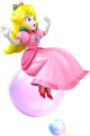 Princess Peach Bubble Artwork Mario Party Island Tour.png