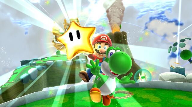 File:SMG2 Screenshot Yoshi Mario Star.jpg