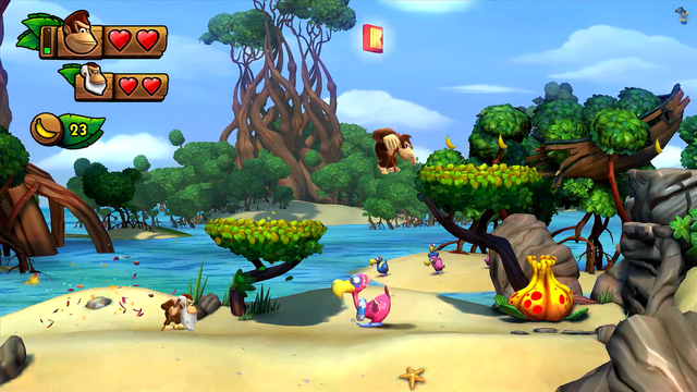File:Spiaggia Schianto Screenshot 2 - Donkey Kong Country Tropical Freeze.png