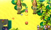 Mario utilizza la Mano di Fuoco in Mario & Luigi: Superstar Saga e in Mario & Luigi: Superstar Saga + Scagnozzi di Bowser