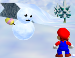 Un confronto tra i Mr. Bufera di Super Mario 64 e di Super Mario 64 DS