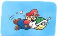 SMW Mario carrying a shell.jpg