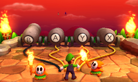 I Tipi Selva danzanti nei minigiochi Ritmi tribali e Nascondino esplosivo! di Mario Party: The Top 100.