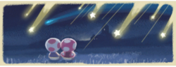Il cameo di Toadette nell'introduzione di Super Mario Galaxy; nell'immagine in basso ci sono due Toadette.