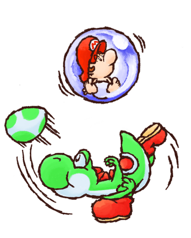 File:SMW2YI-YISMA3-Yoshi-e-Baby-Mario-illustrazione-2.png