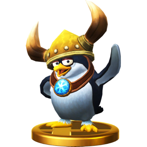 File:Pinguingo appuntito (trofeo) Modello - Super Smash Bros. for Wii U.png