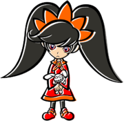 Ashley (in alto) e Red (in basso) in WarioWare: Touched!.