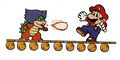 Mario fighting Ludwig SMW art.jpg