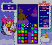 Differenza tra Panel de Pon (sinistra) e Tetris Attack (destra)
