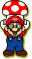 SML2 Mario Holding Mushroom.png