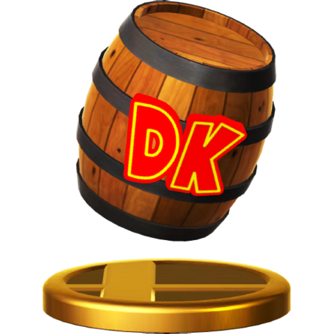File:Barile DK Trofeo - Super Smash Bros for Wii U.png