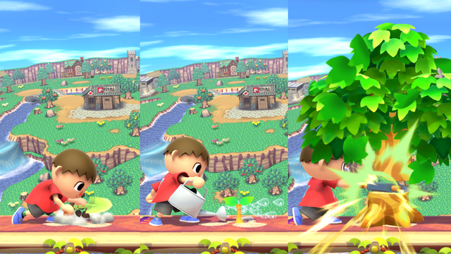 File:SSB4 Wii U - Villager Tree Grow Screenshot.png
